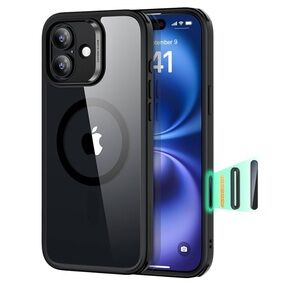 Phone Case- Black ESR for iPhone 16 Case, Compatible with MagSafe, Shockof new